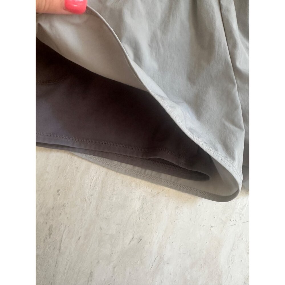 Moteepi Medium Sport Gray & Charcoal Athletic Running Shorts Yoga - Picture 11 of 11